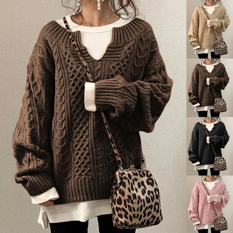 The Nordic Linen™ Textured Knit Sweater