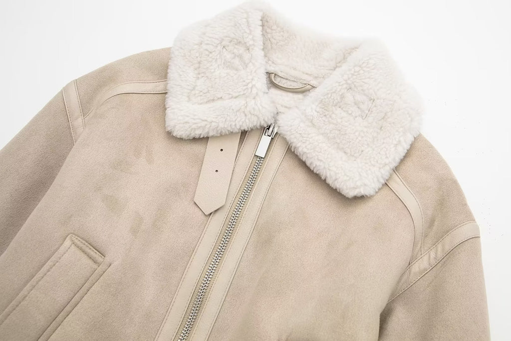 The Arctic Fleece™ Lapel Shearling Jacket