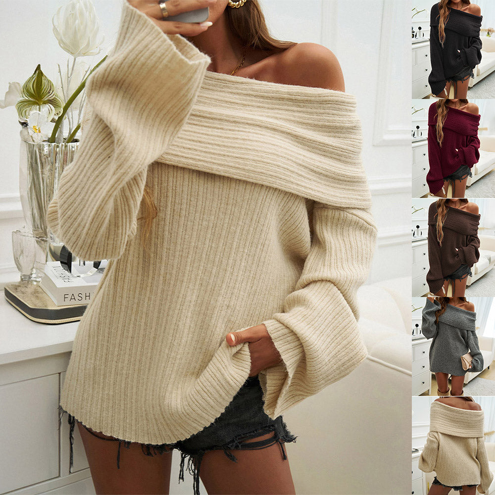 The Horizon Glow™ Off-Shoulder Knit