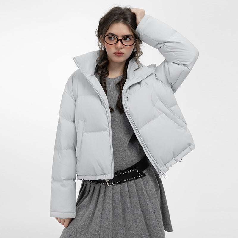 The Aura Luxe Stand-Collar Puffer