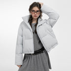 The Aura Luxe Stand-Collar Puffer