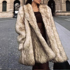 The Arctic Plush™ Lapel Faux Fur Jacket