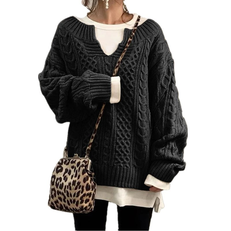 The Nordic Linen™ Textured Knit Sweater