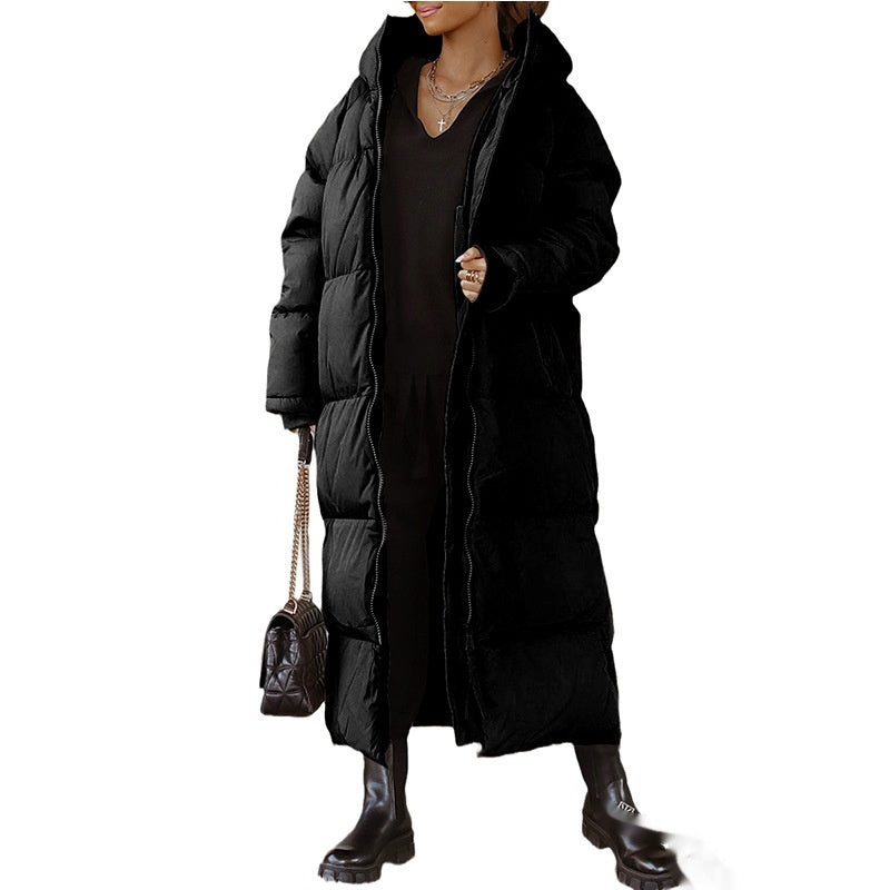 The Nordic Cloud Zip-Up Maxi Coats