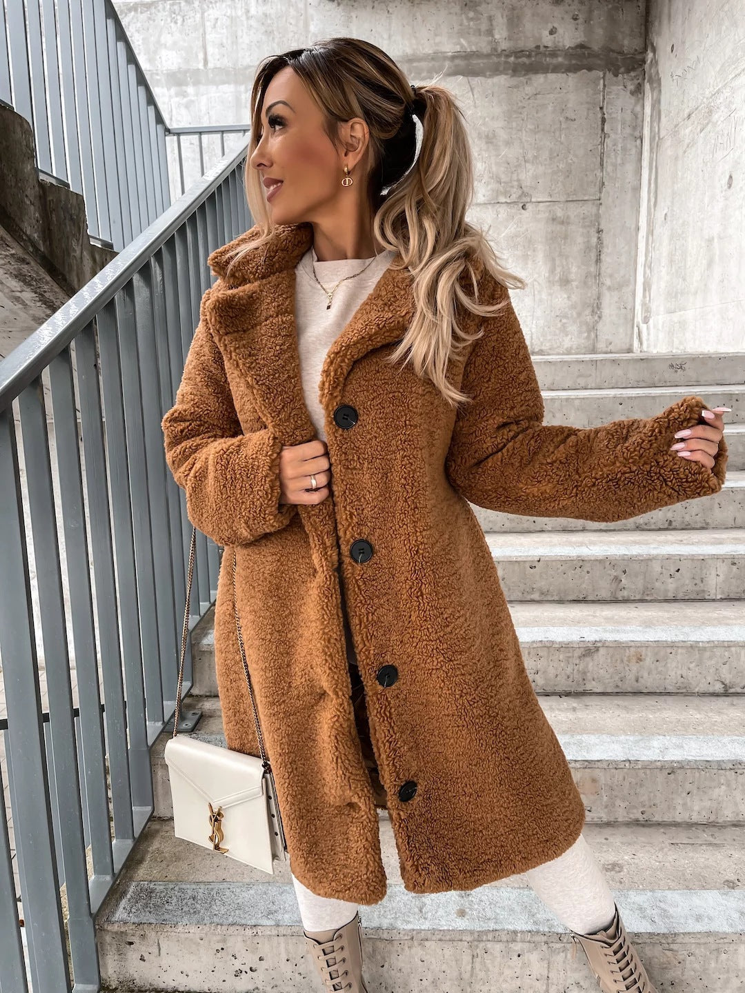The Nordic Haven™ Lamb Wool Overcoat