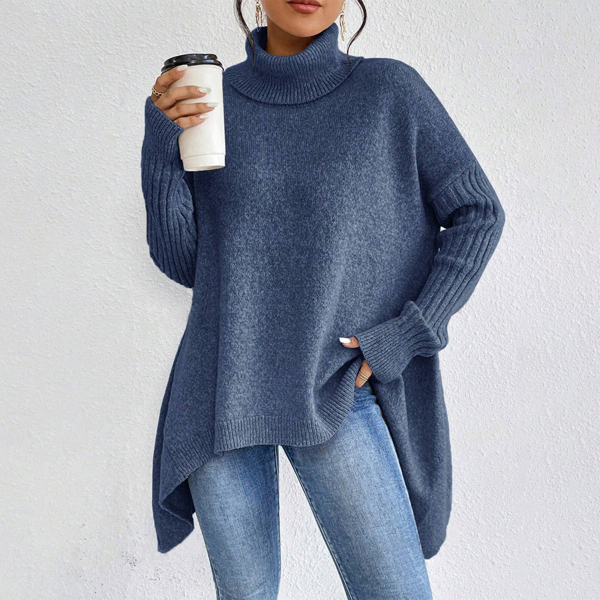 The Asymmetric Frost™ Knit Pullover