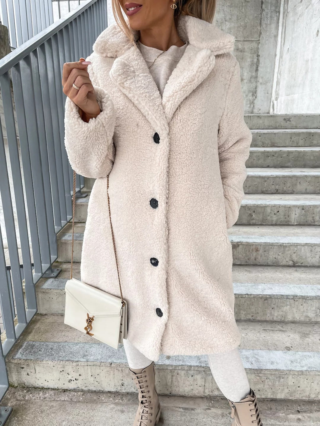 The Nordic Haven™ Lamb Wool Overcoat