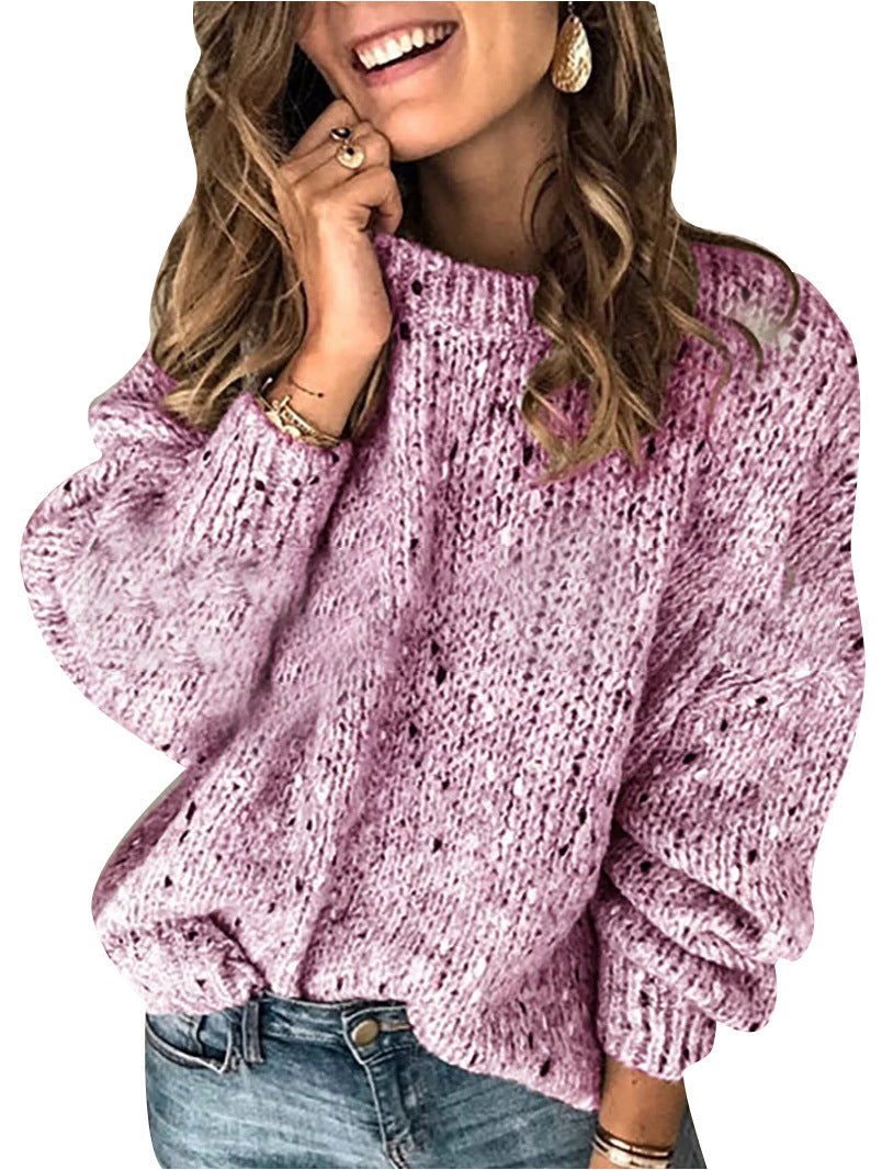 The Nordic Polka™ Textured Knit Sweater
