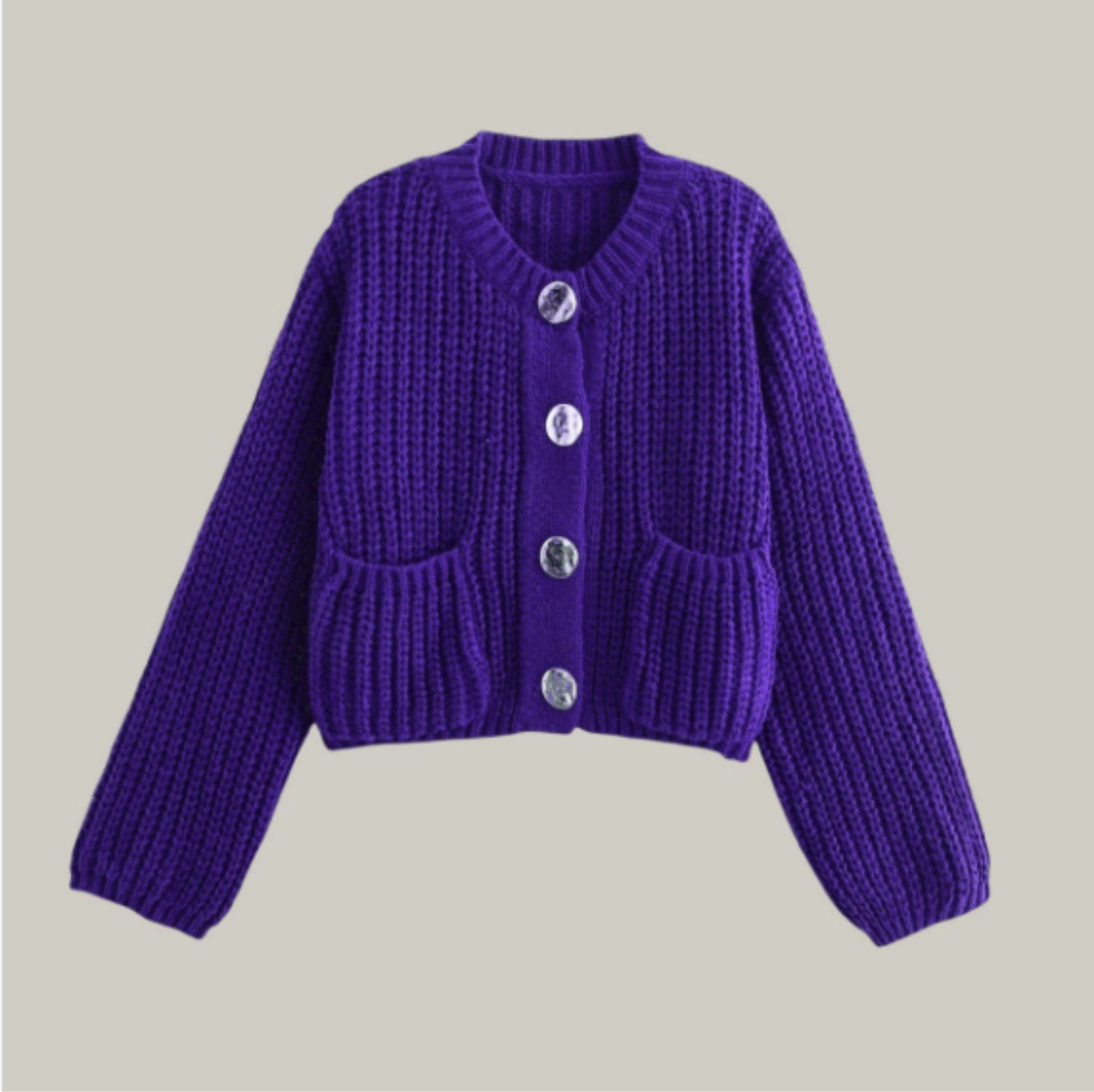 The Boulevard Button™ Cardigan Coat