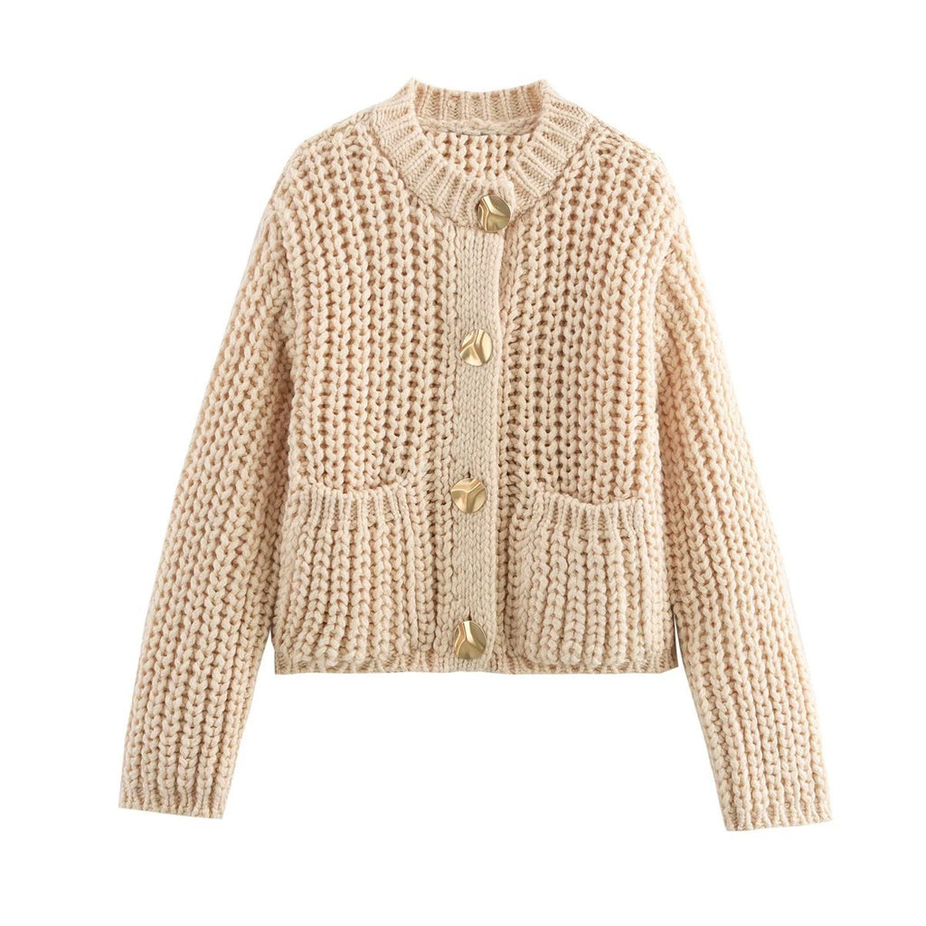 The Boulevard Button™ Cardigan Coat
