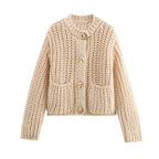 The Boulevard Button™ Cardigan Coat