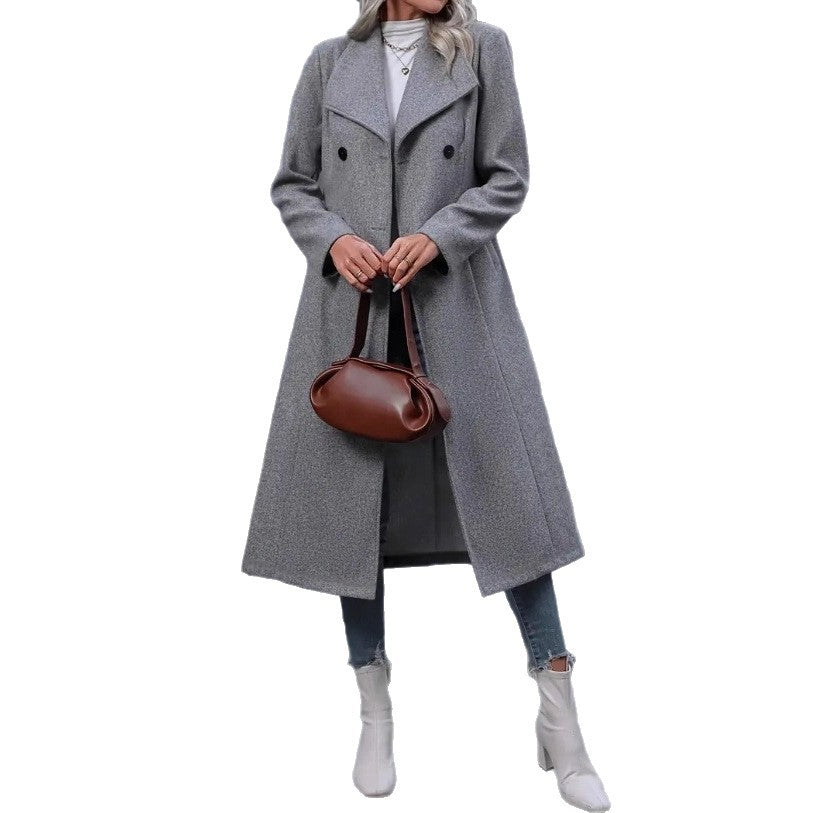 The Nordic Silhouette™ Slim Wool Coat