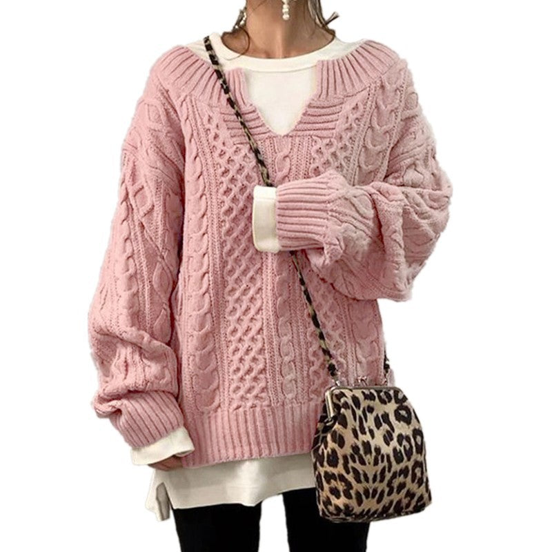 The Nordic Linen™ Textured Knit Sweater