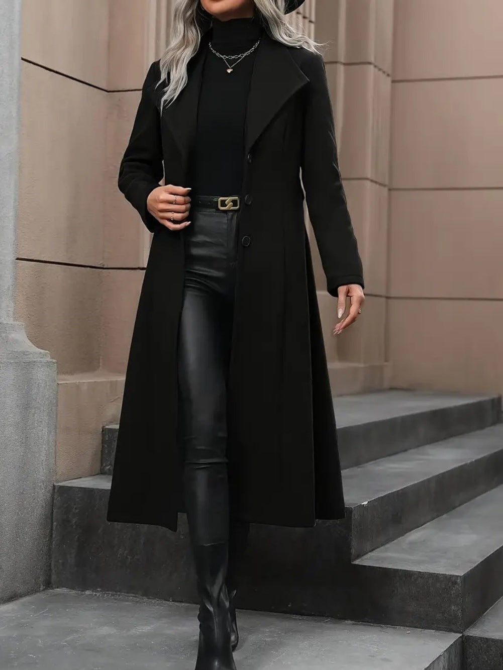 The Minimalist Muse™ Belted Overcoat