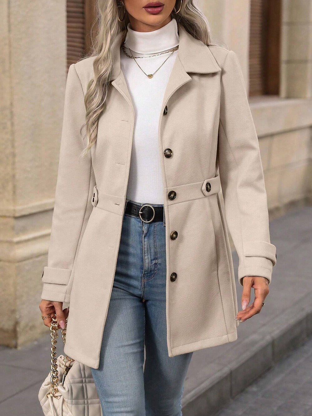The Metro Elegance™ Woolen Coat