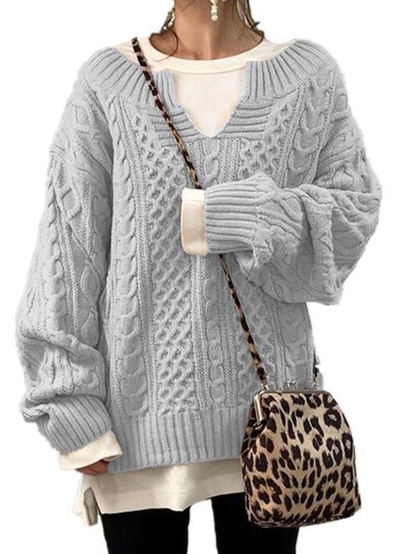 The Nordic Linen™ Textured Knit Sweater