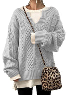 The Nordic Linen™ Textured Knit Sweater