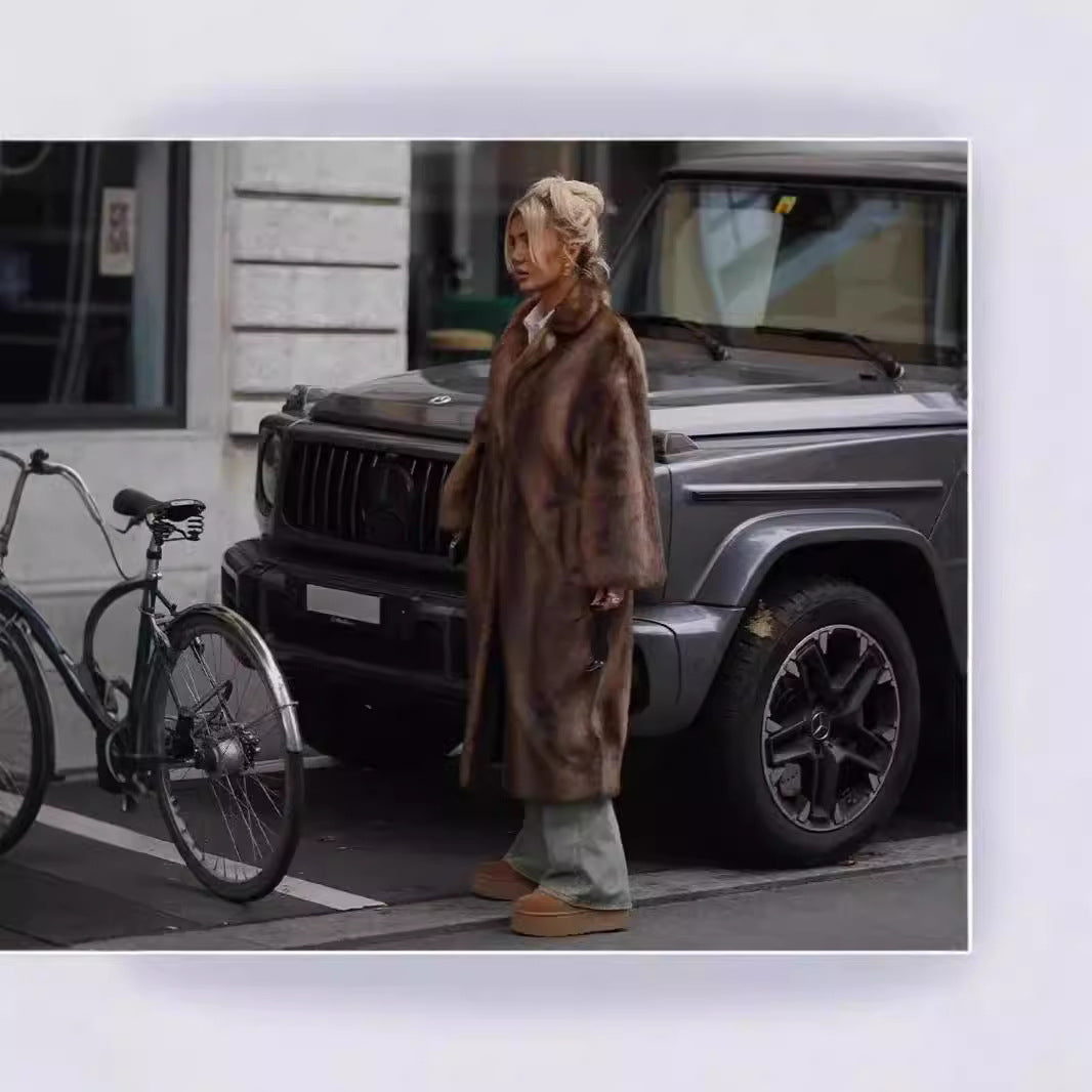 The Empress Mink™ Longline Coat