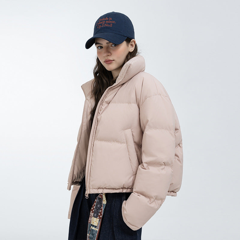 The Aura Luxe Stand-Collar Puffer