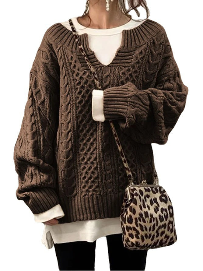 The Nordic Linen™ Textured Knit Sweater