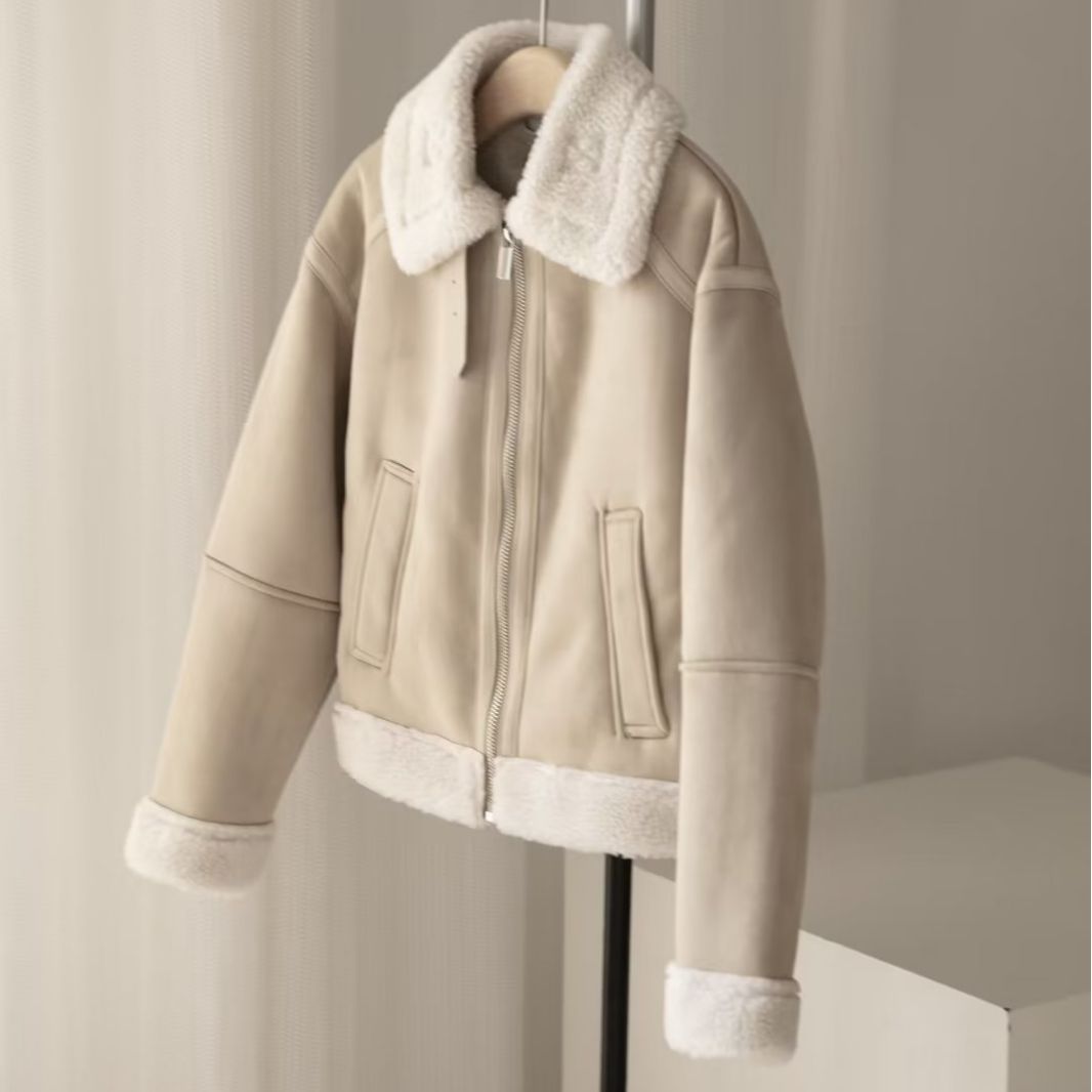 The Arctic Fleece™ Lapel Shearling Jacket