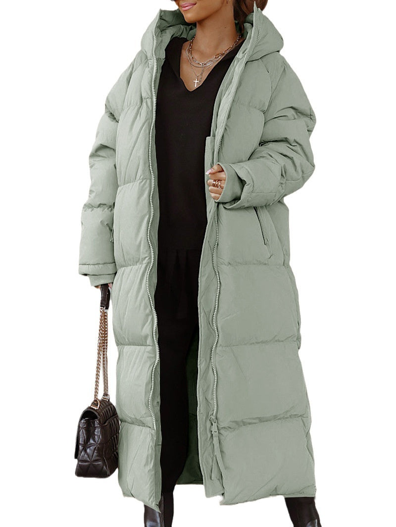 The Nordic Cloud Zip-Up Maxi Coats