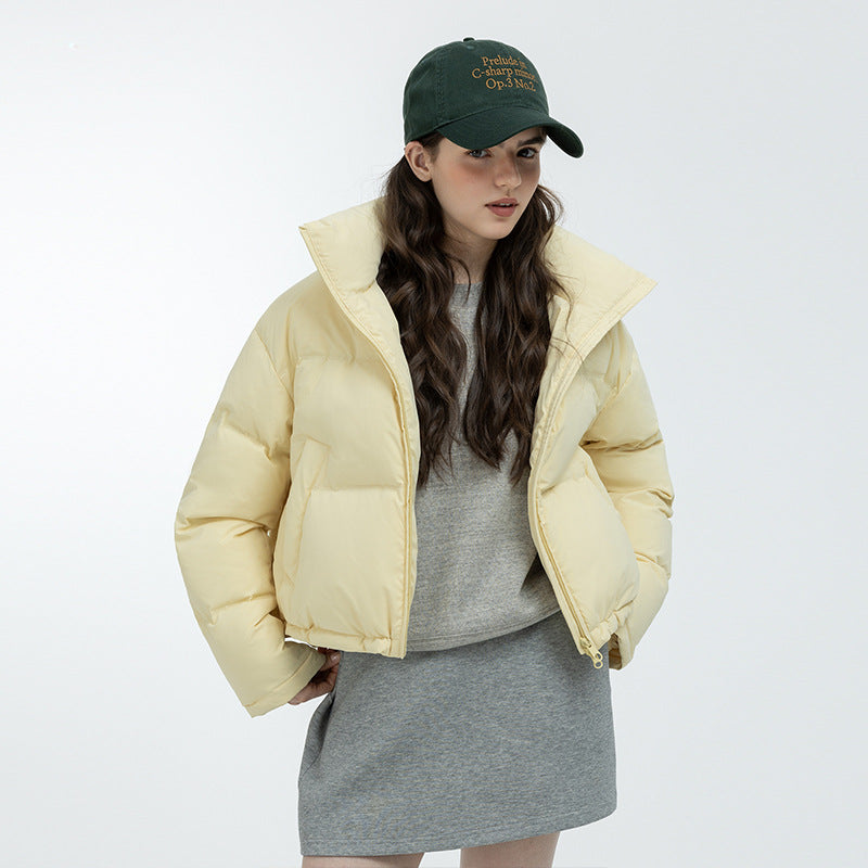 The Aura Luxe Stand-Collar Puffer
