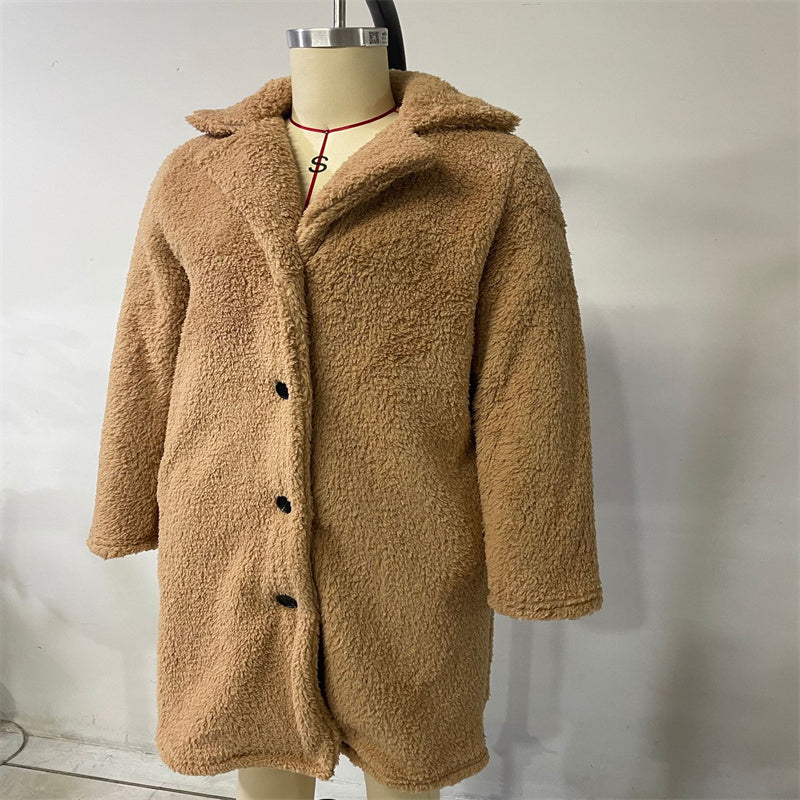 The Nordic Haven™ Lamb Wool Overcoat