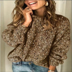 The Nordic Polka™ Textured Knit Sweater