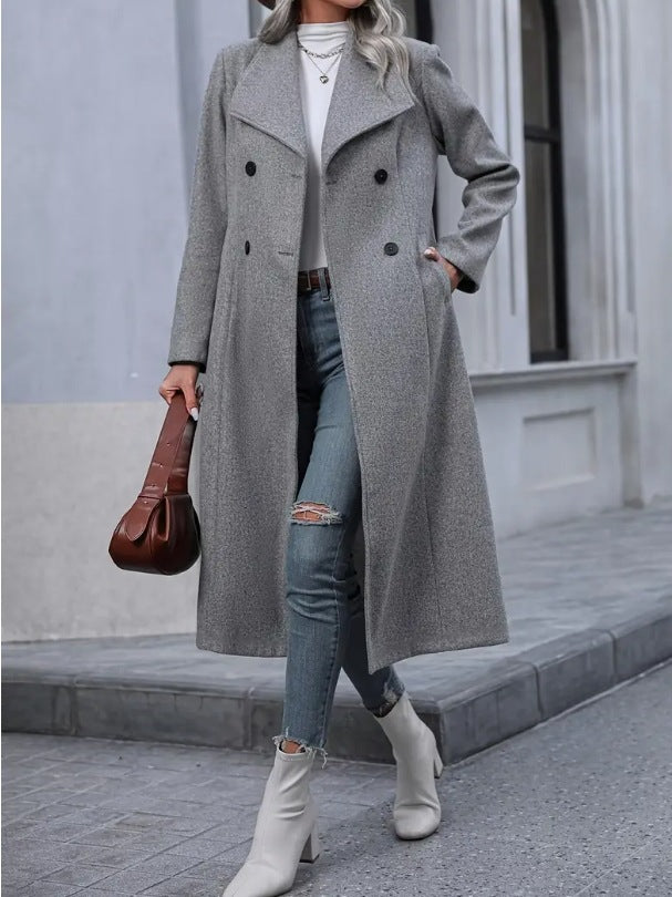 The Nordic Silhouette™ Slim Wool Coat