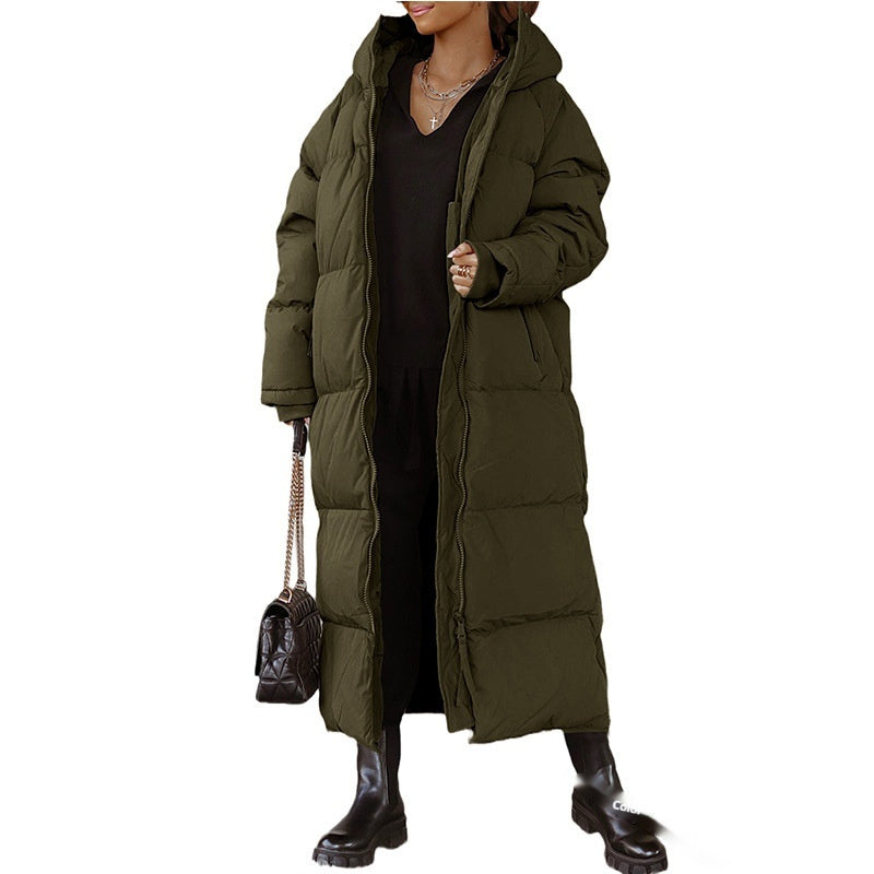 The Nordic Cloud Zip-Up Maxi Coats