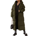 The Nordic Cloud Zip-Up Maxi Coats