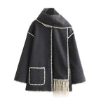 The Stockholm Scarf Jacket | Woolen Blend Edition