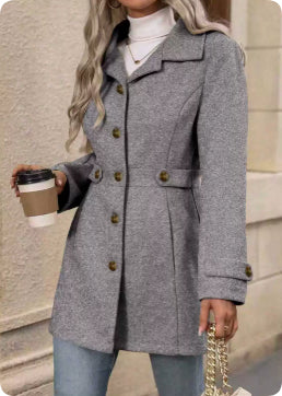 The Metro Elegance™ Woolen Coat