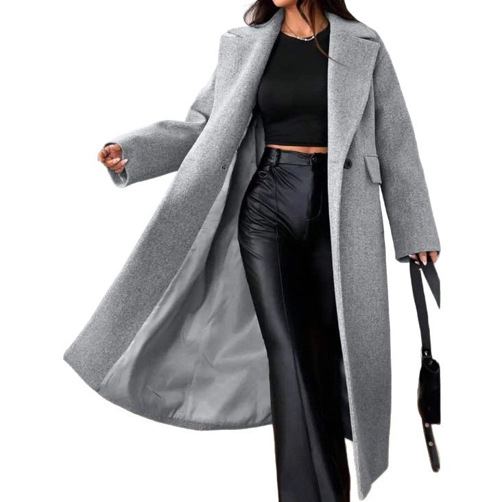 The Arctic Grace™ Long Lapel Coat
