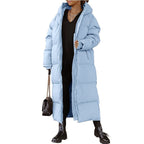 The Nordic Cloud Zip-Up Maxi Coats