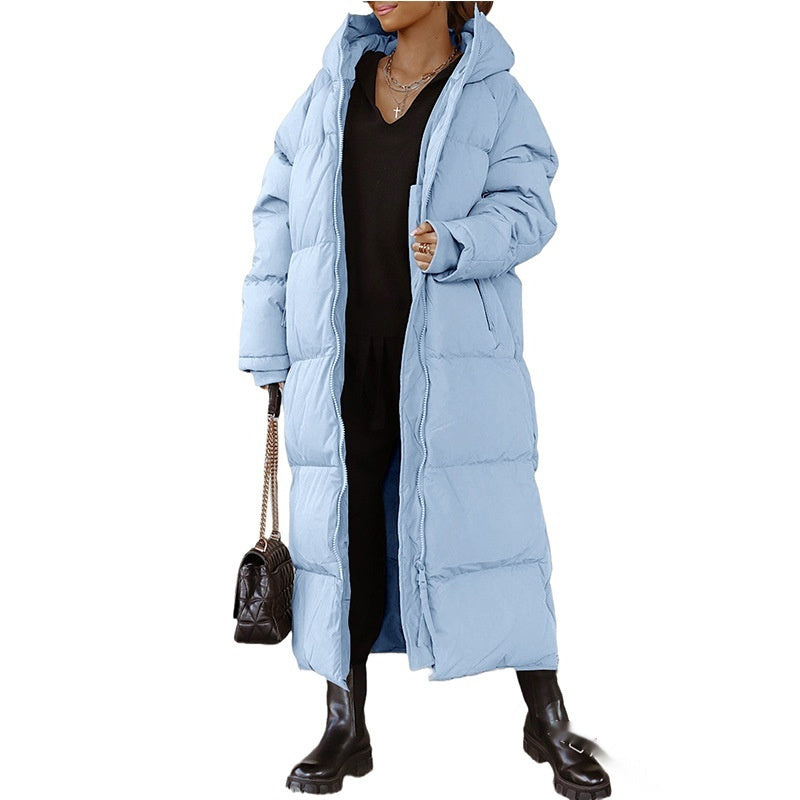 The Nordic Cloud Zip-Up Maxi Coats