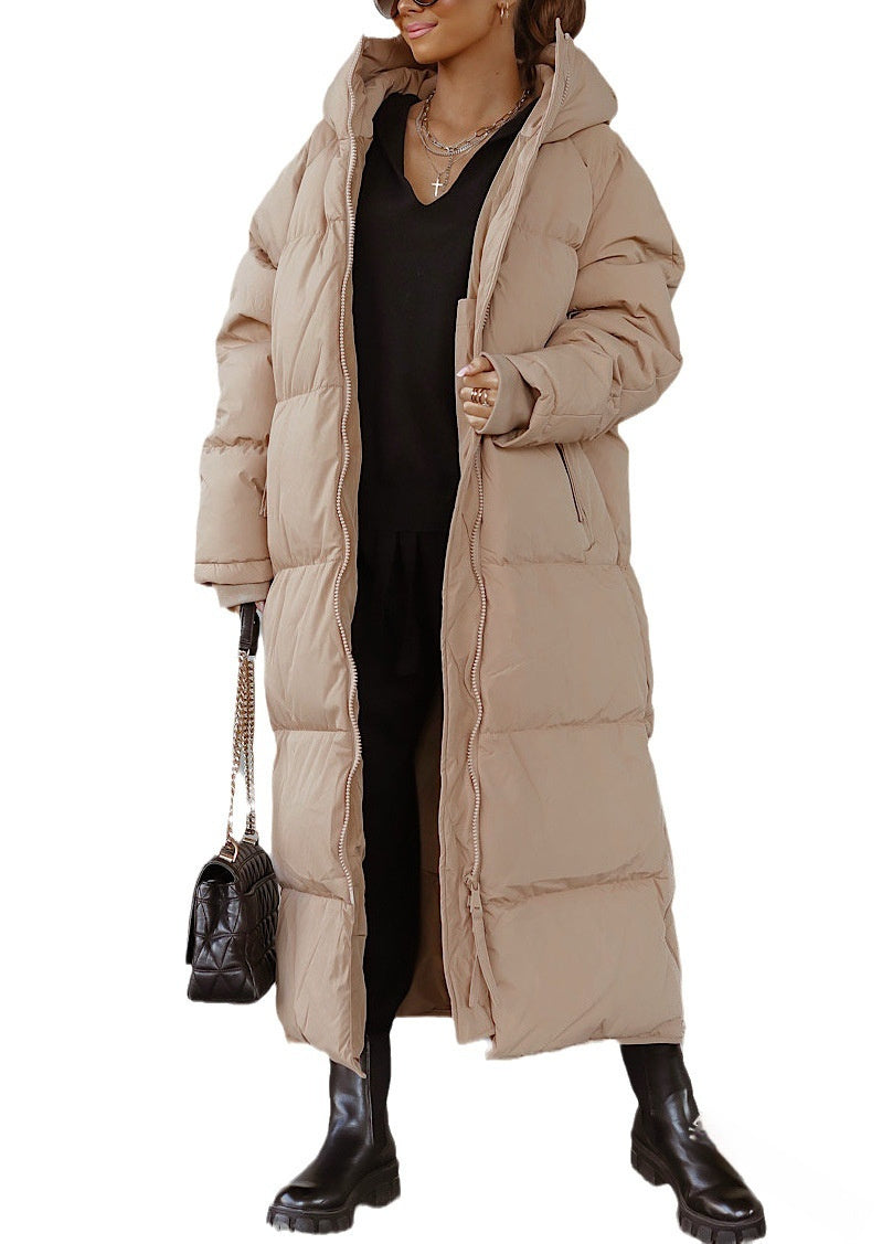 The Nordic Cloud Zip-Up Maxi Coats