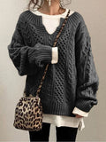The Nordic Linen™ Textured Knit Sweater