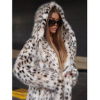 The Wild Majesty™ Leopard Faux Fur Coat