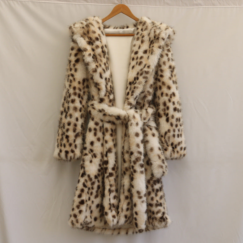 The Wild Majesty™ Leopard Faux Fur Coat