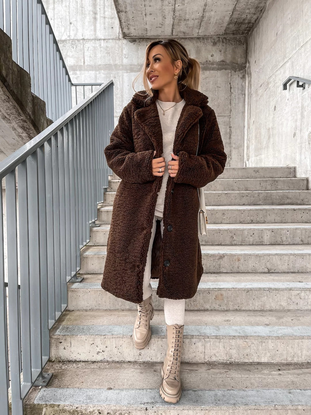 The Nordic Haven™ Lamb Wool Overcoat