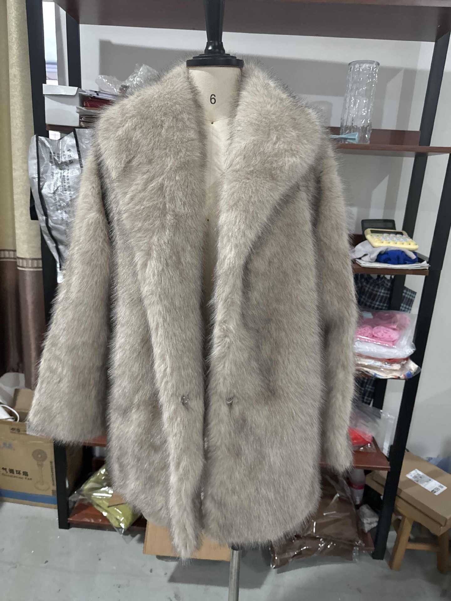The Arctic Plush™ Lapel Faux Fur Jacket