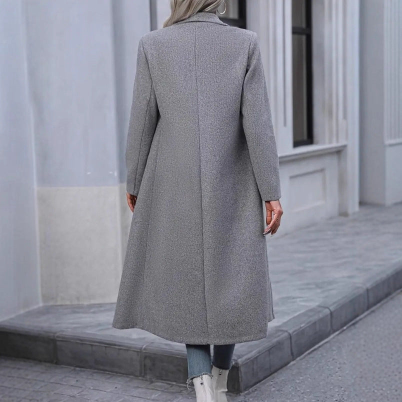 The Nordic Silhouette™ Slim Wool Coat