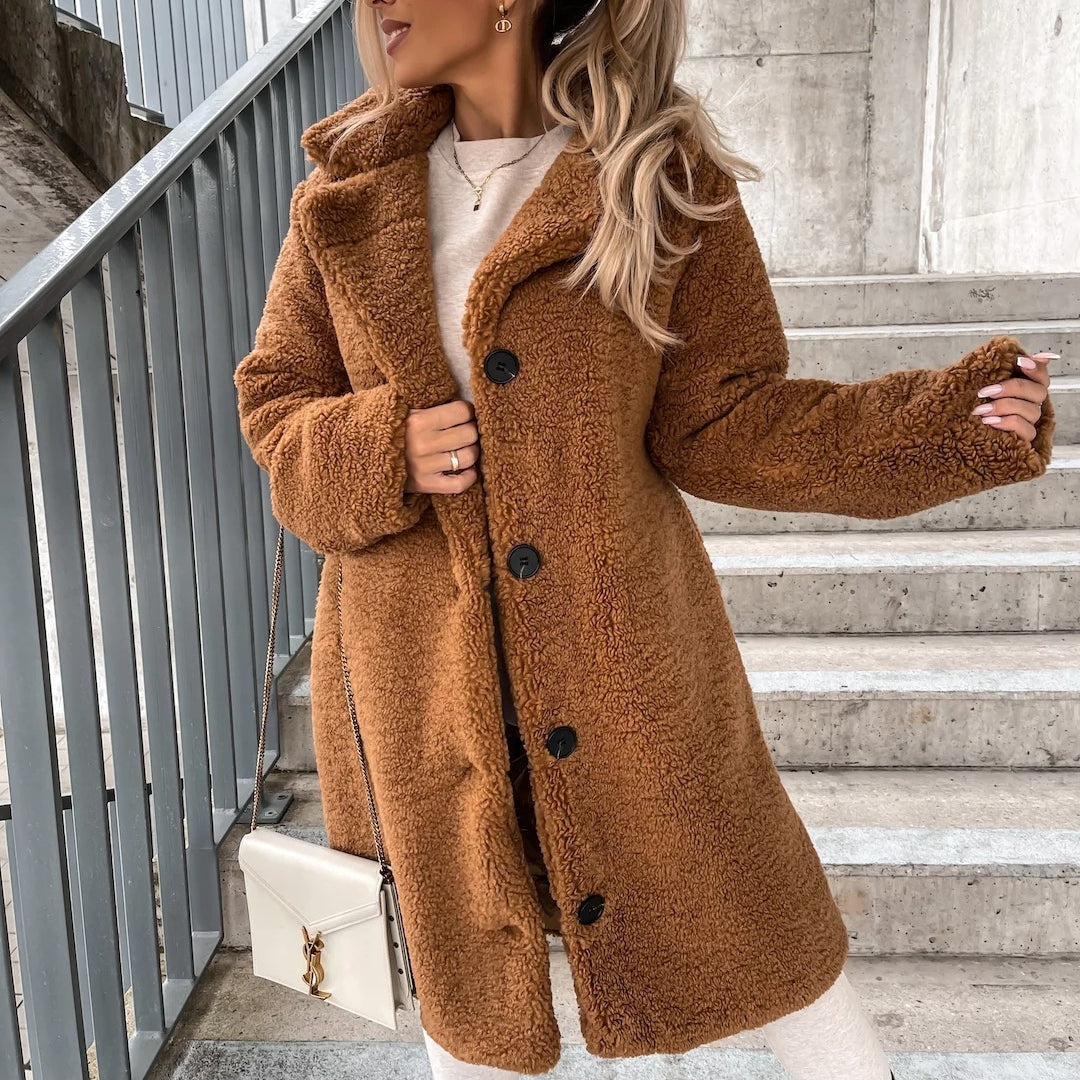The Nordic Haven™ Lamb Wool Overcoat