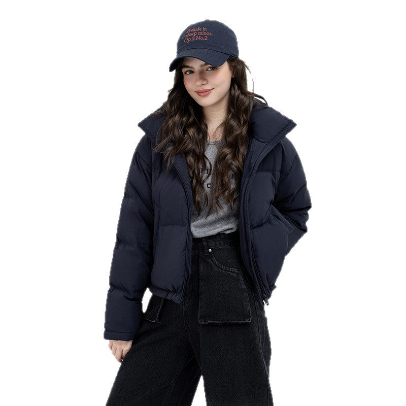 The Aura Luxe Stand-Collar Puffer