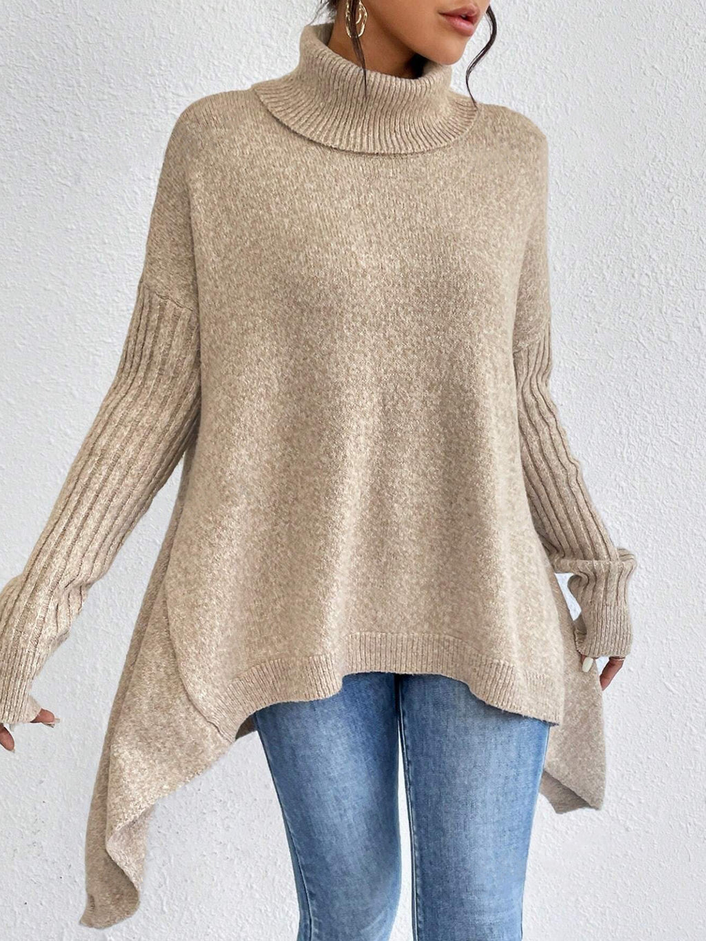 The Asymmetric Frost™ Knit Pullover